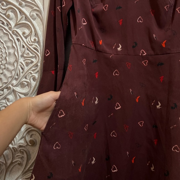 XXS RW&CO long sleeve flare dress with pockets ! - Picture 2 of 3